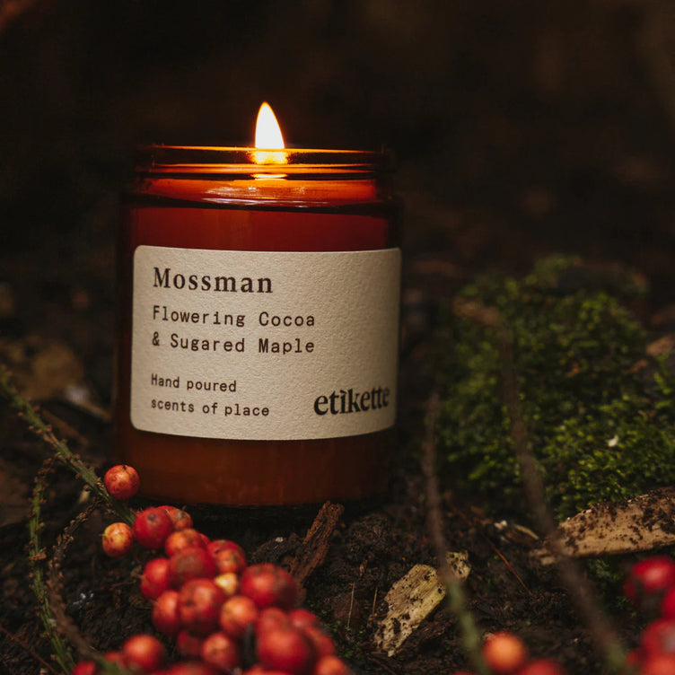 Mossman in Cocoa & Maple Candle