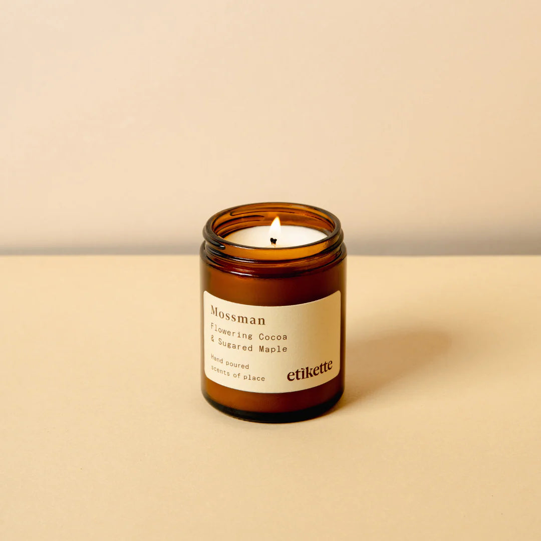 Mossman in Cocoa & Maple Candle
