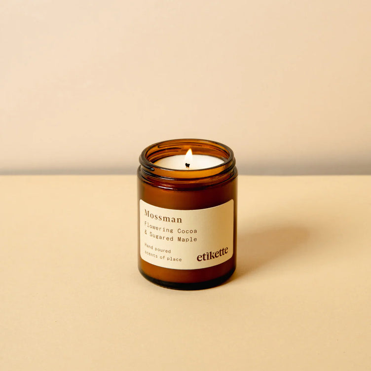 Mossman in Cocoa & Maple Candle
