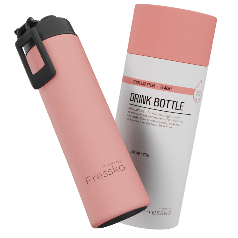 Move 660ml Drink Bottle - Peachy