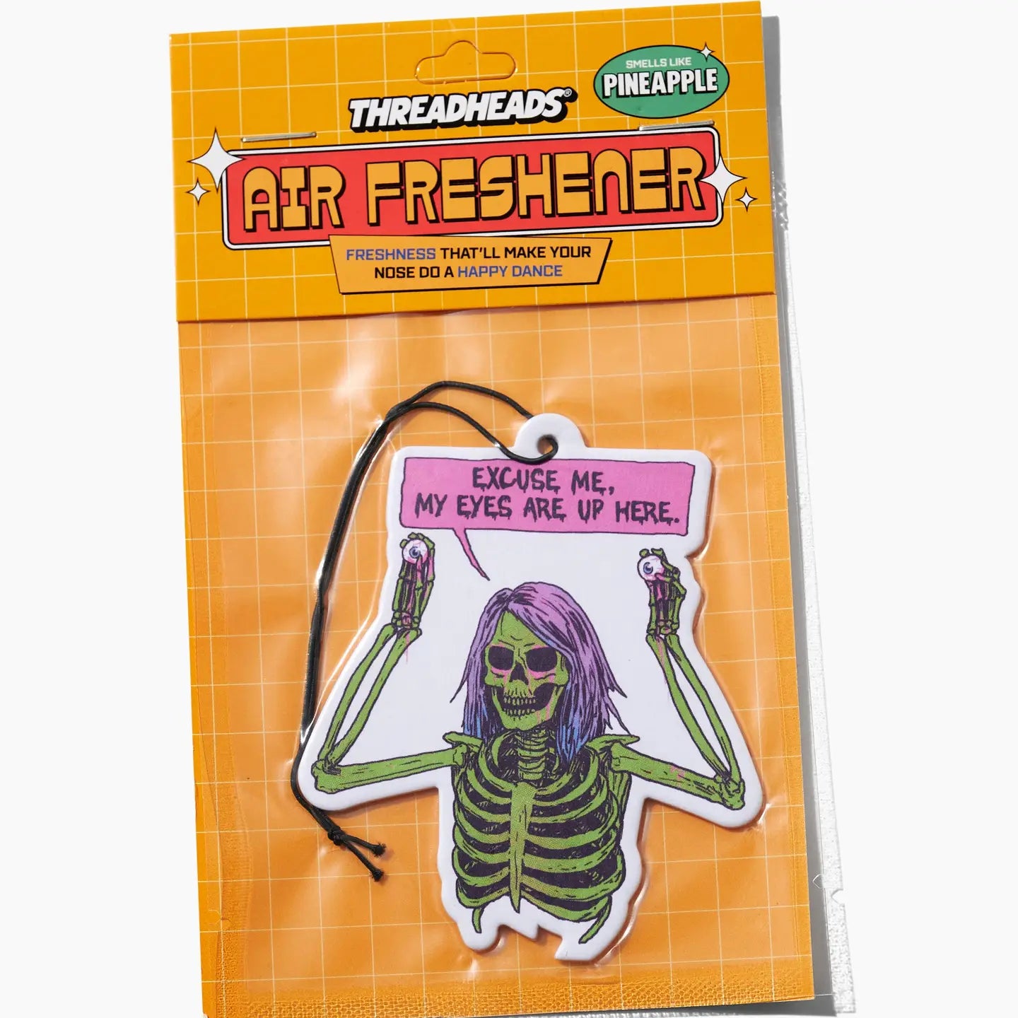 My Eyes Are Up Here Air Freshener