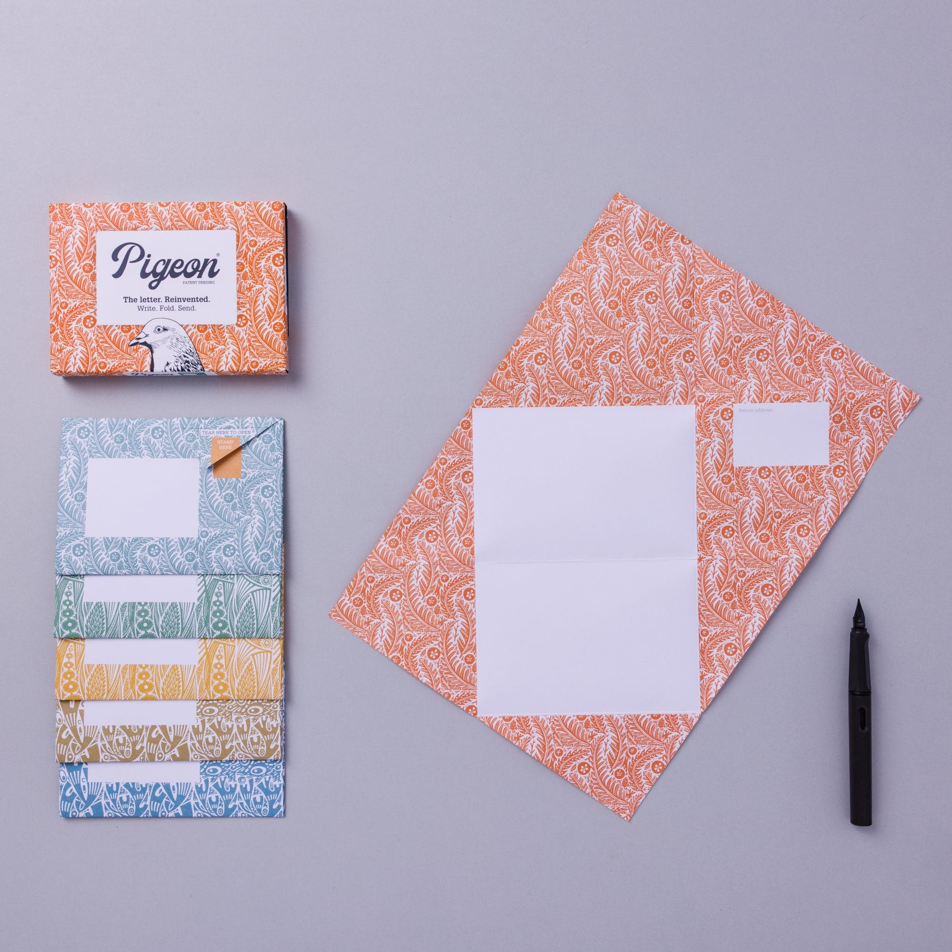 Folding Stationery Letter Pack - Nature Study