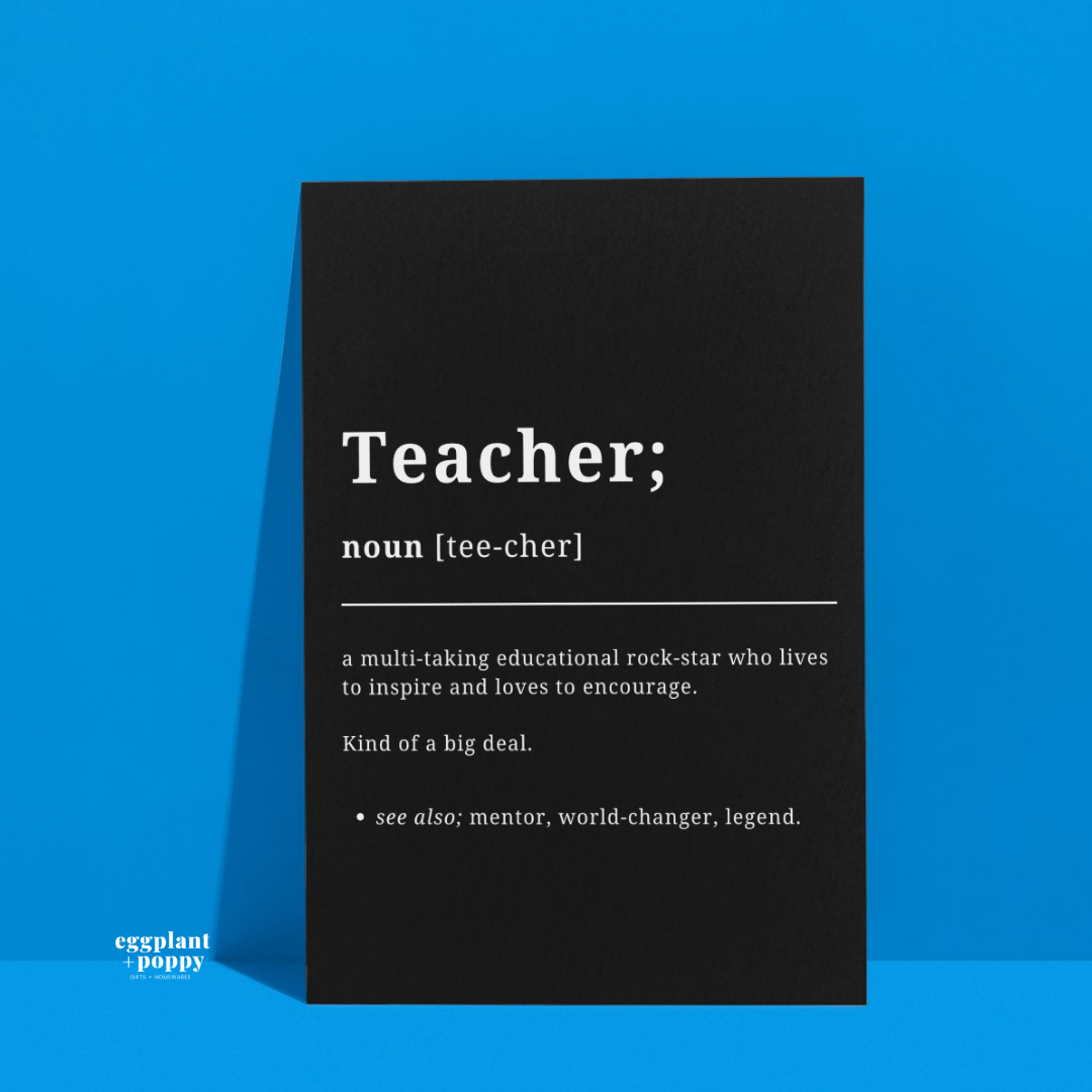 Card - Teacher