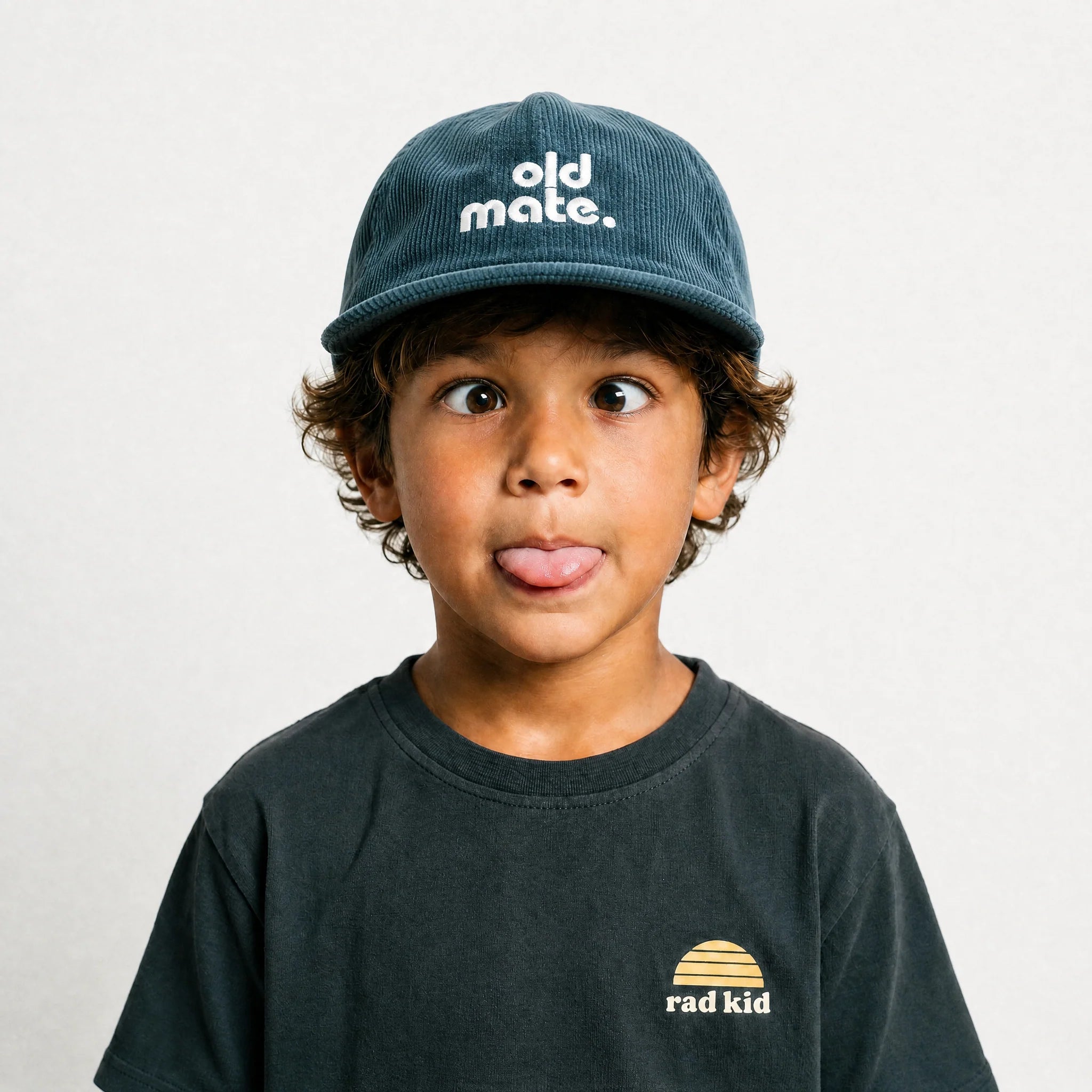 Old Mate Kids Cap - Teal