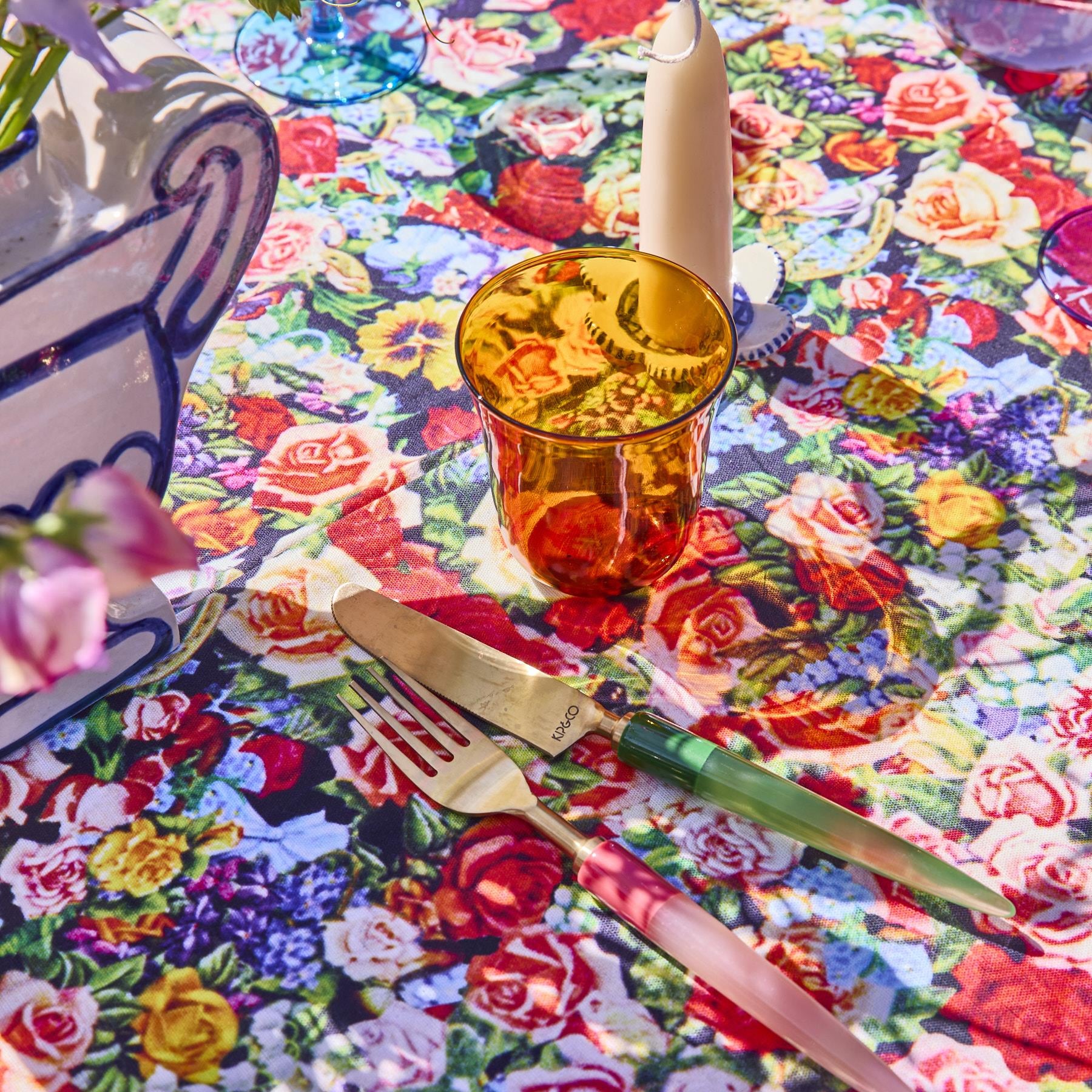 The Beatles Tablecloth - Pepperland Roses
