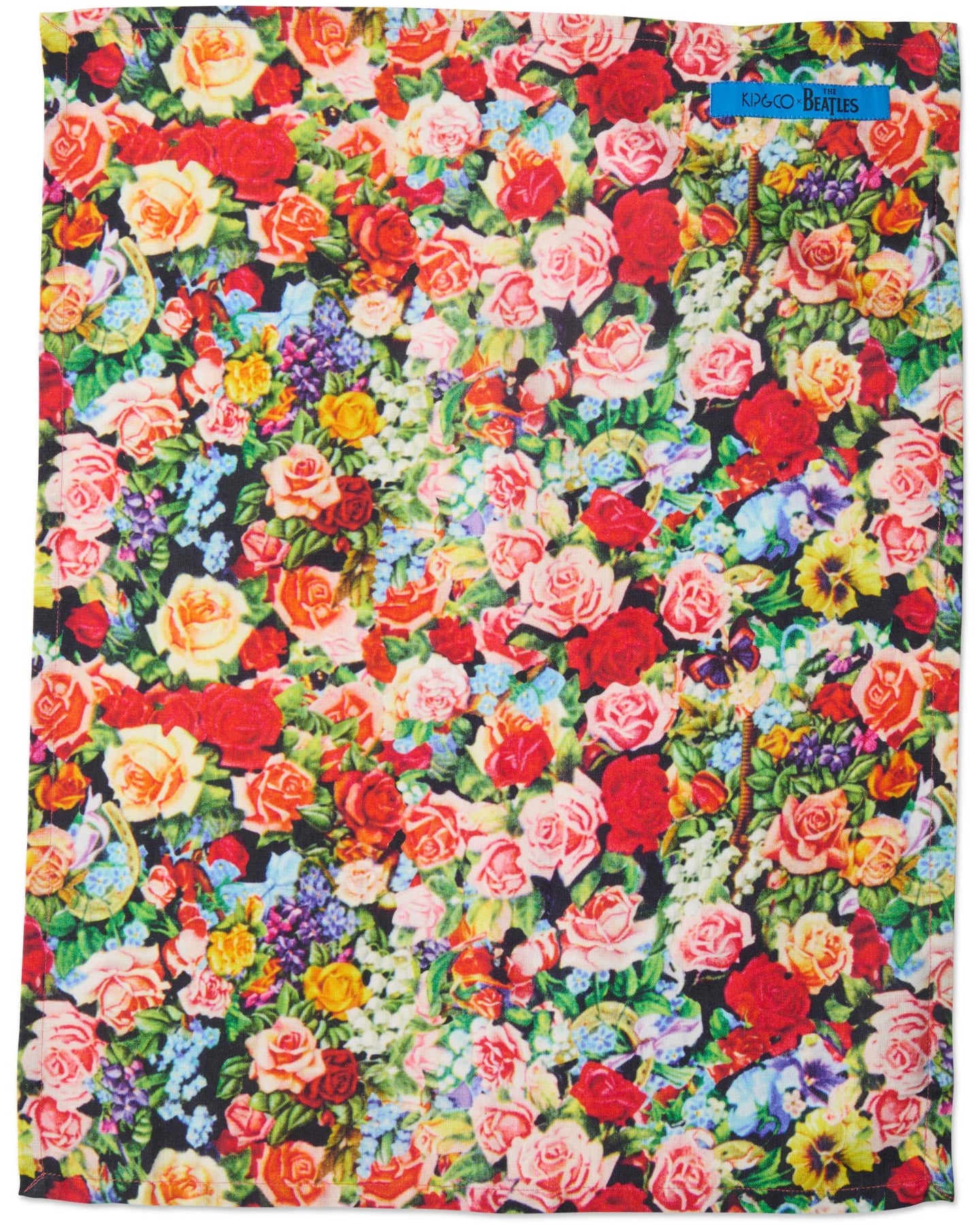 The Beatles Tea Towel - Pepperland Roses