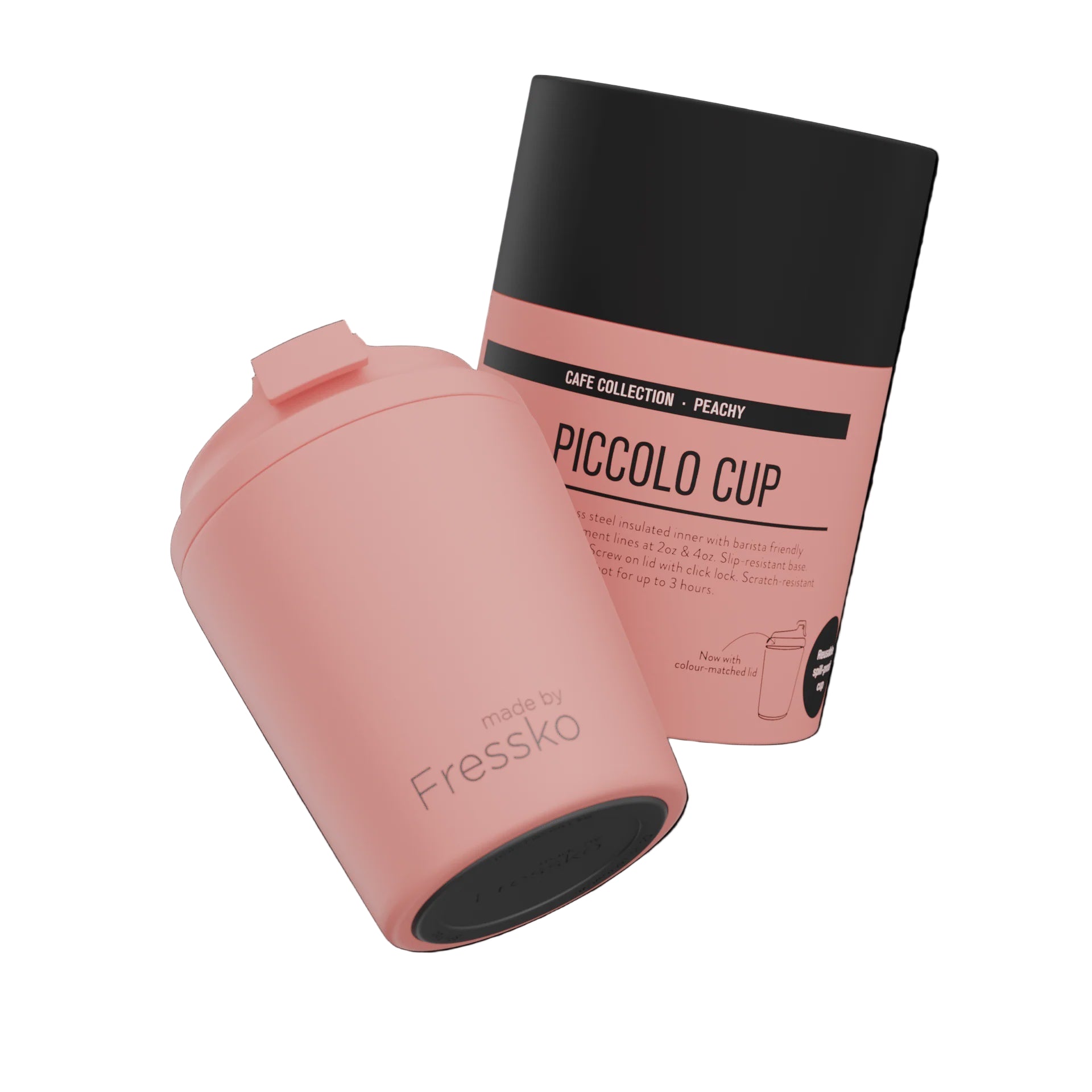 Piccolo Coffee Cup - 4oz Peachy