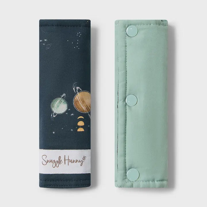 Pram Strap Covers - Milky Way/Sage