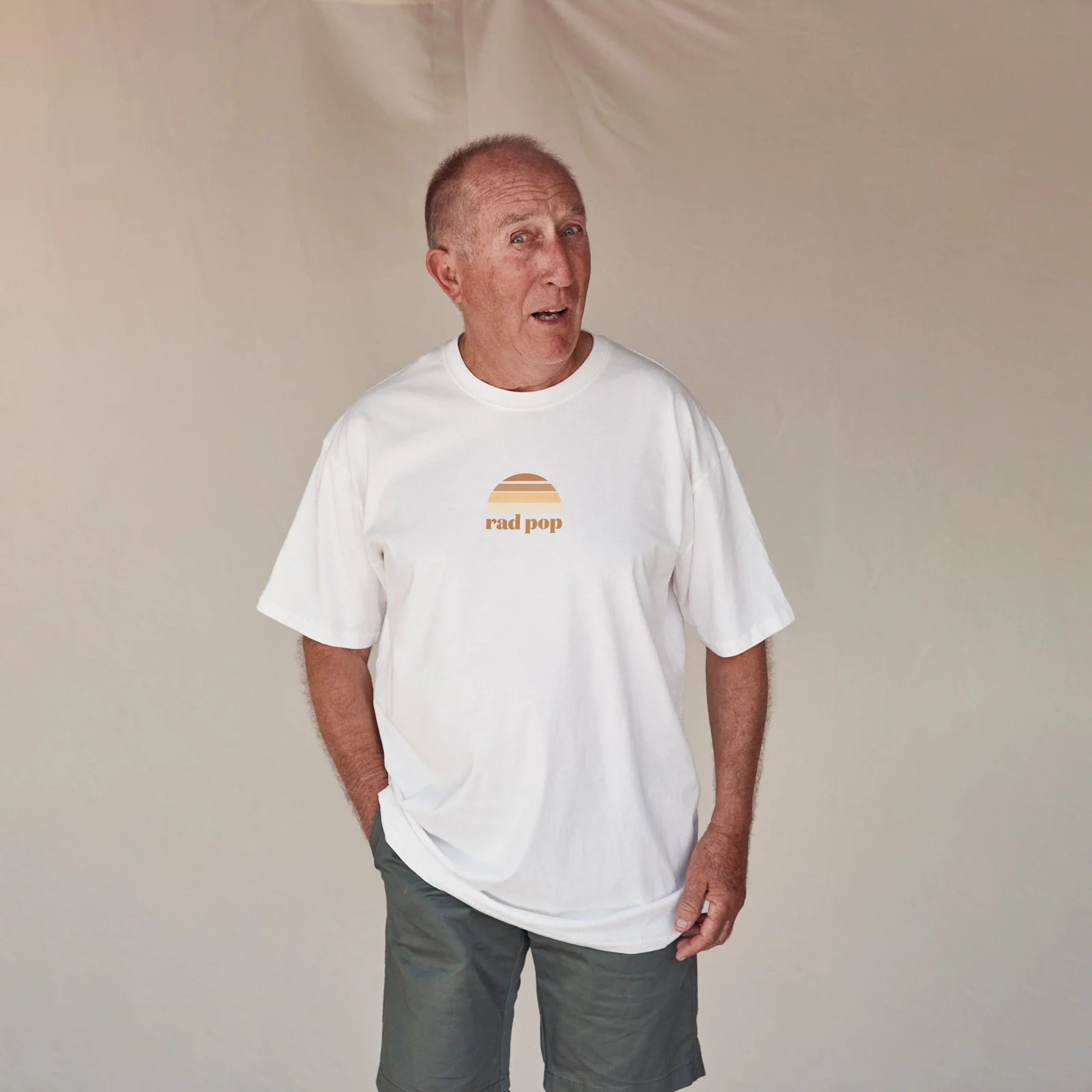 Rad Pop Tee - Natural