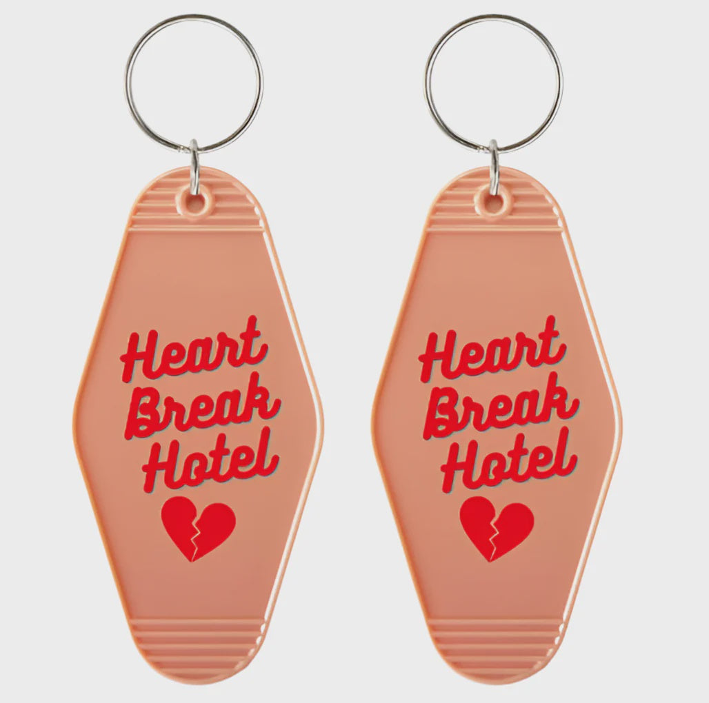 Retro Keychain - Heart Break Hotel