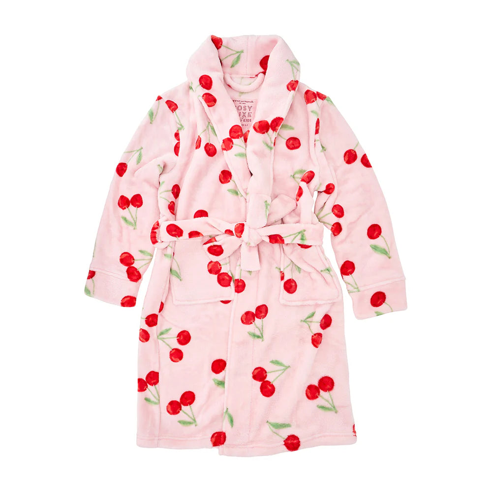 Kids Bath Robe - Velvet Cherry