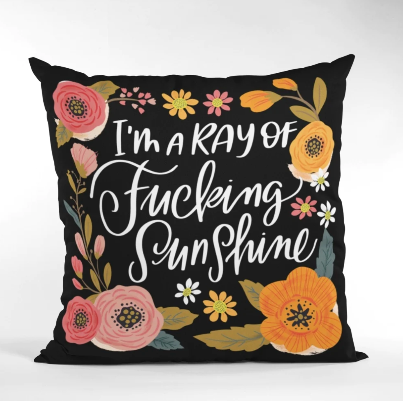 Cushion Cover - Ray Of Fucking Sunshine