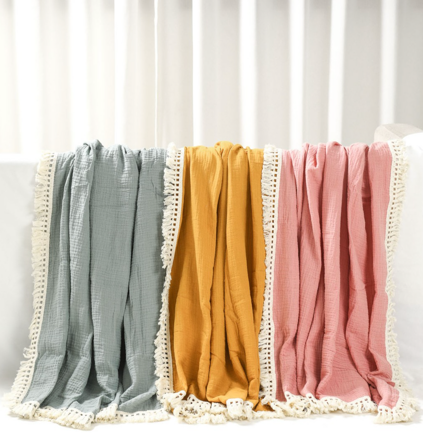 Cotton Throw - Sunstone