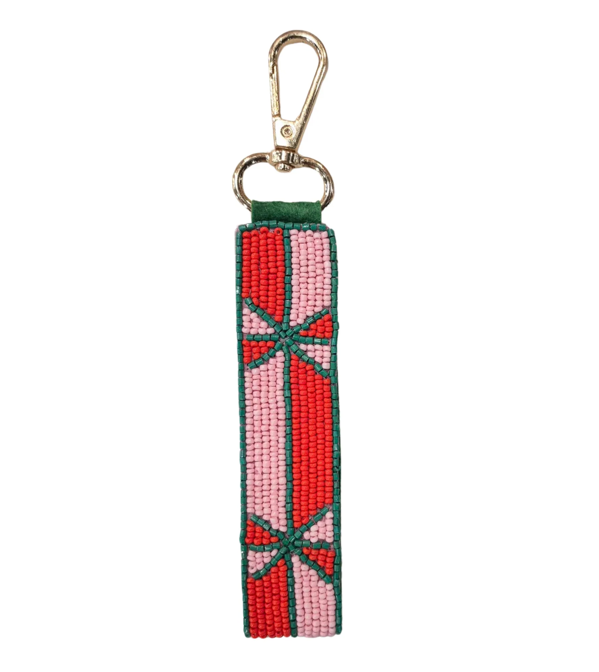 Beaded Key Chain - Bella Pink