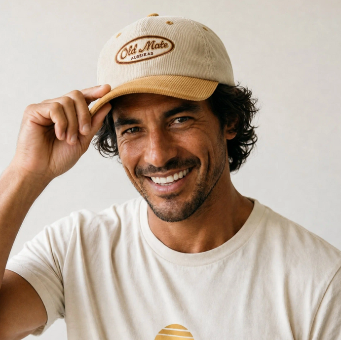Old Mate Two Tone Cap - Sand