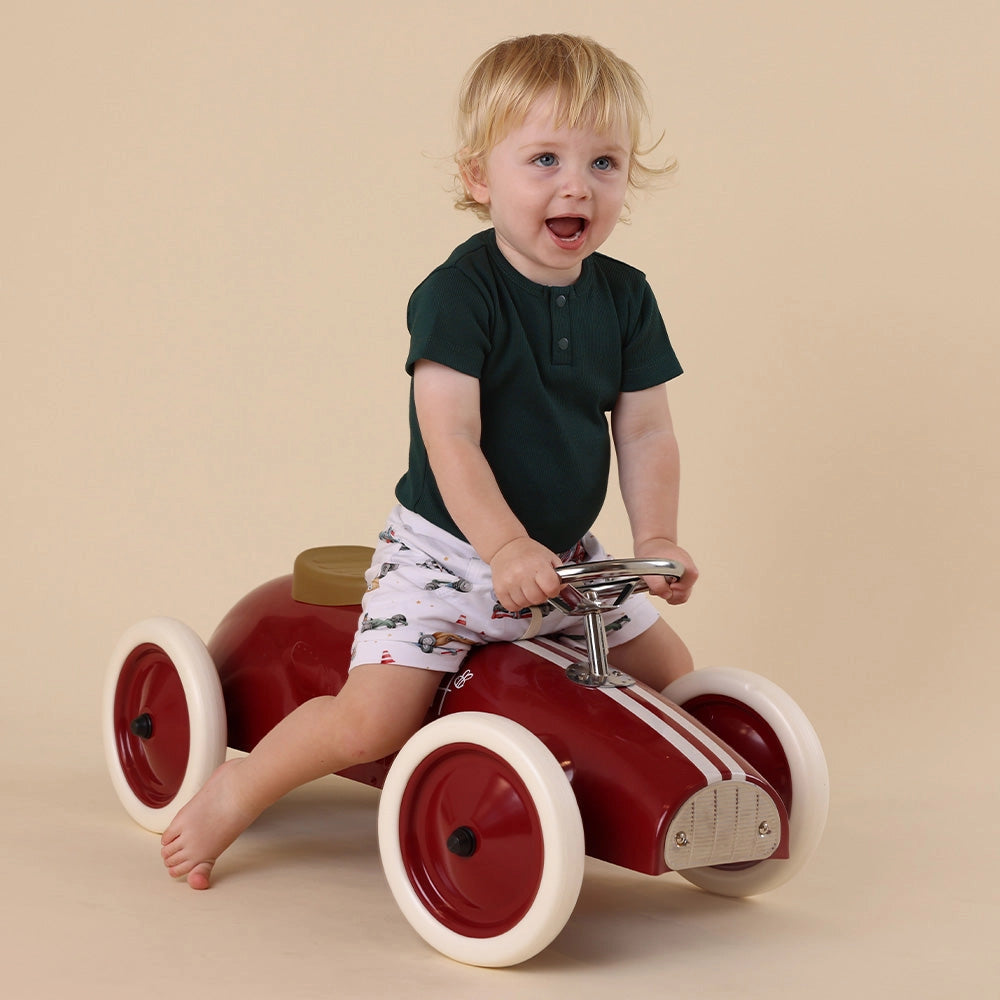 Short Sleeve Bodysuit - Emerald