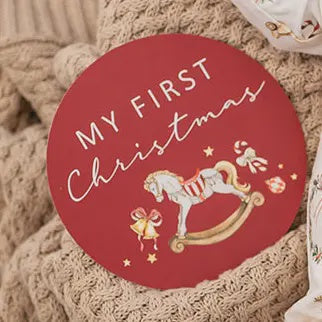 Single Milestone Card - Santa's Toy Shop
