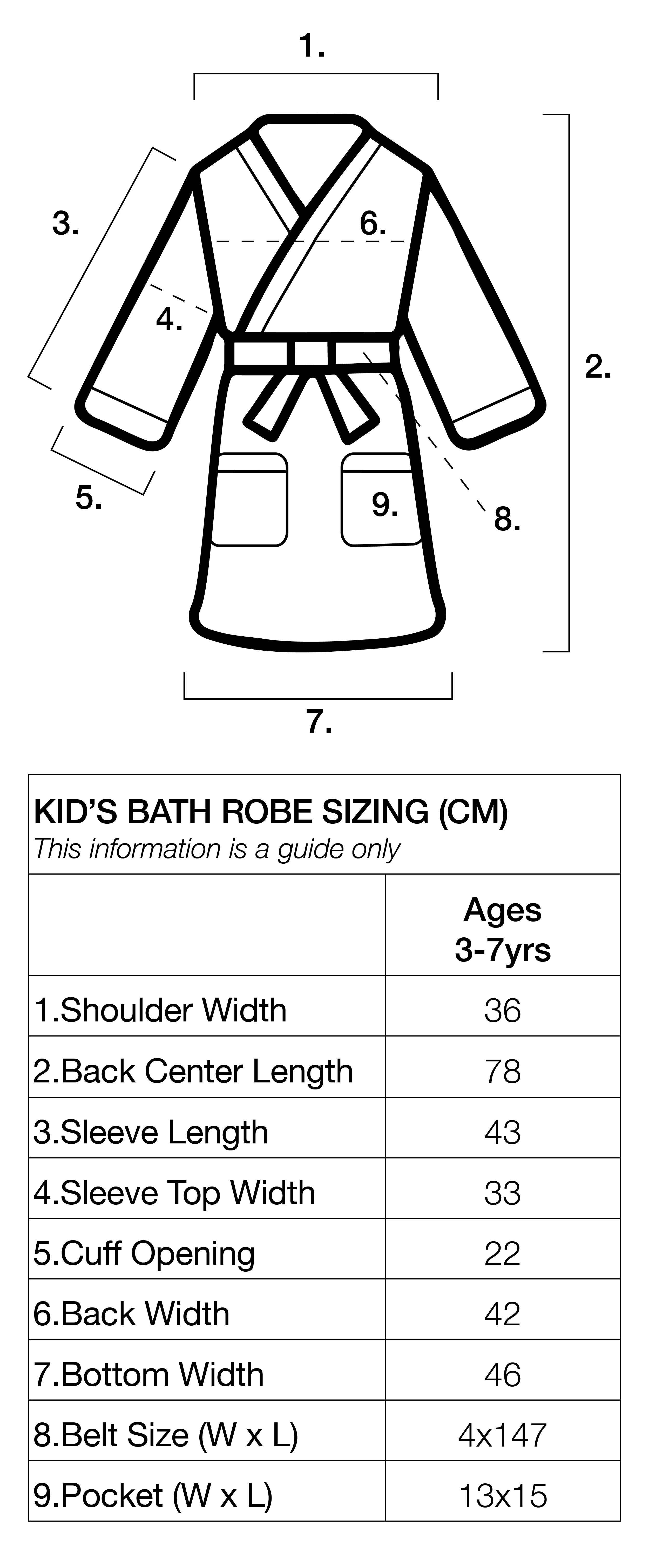 Kids Bath Robe - Velvet Cherry