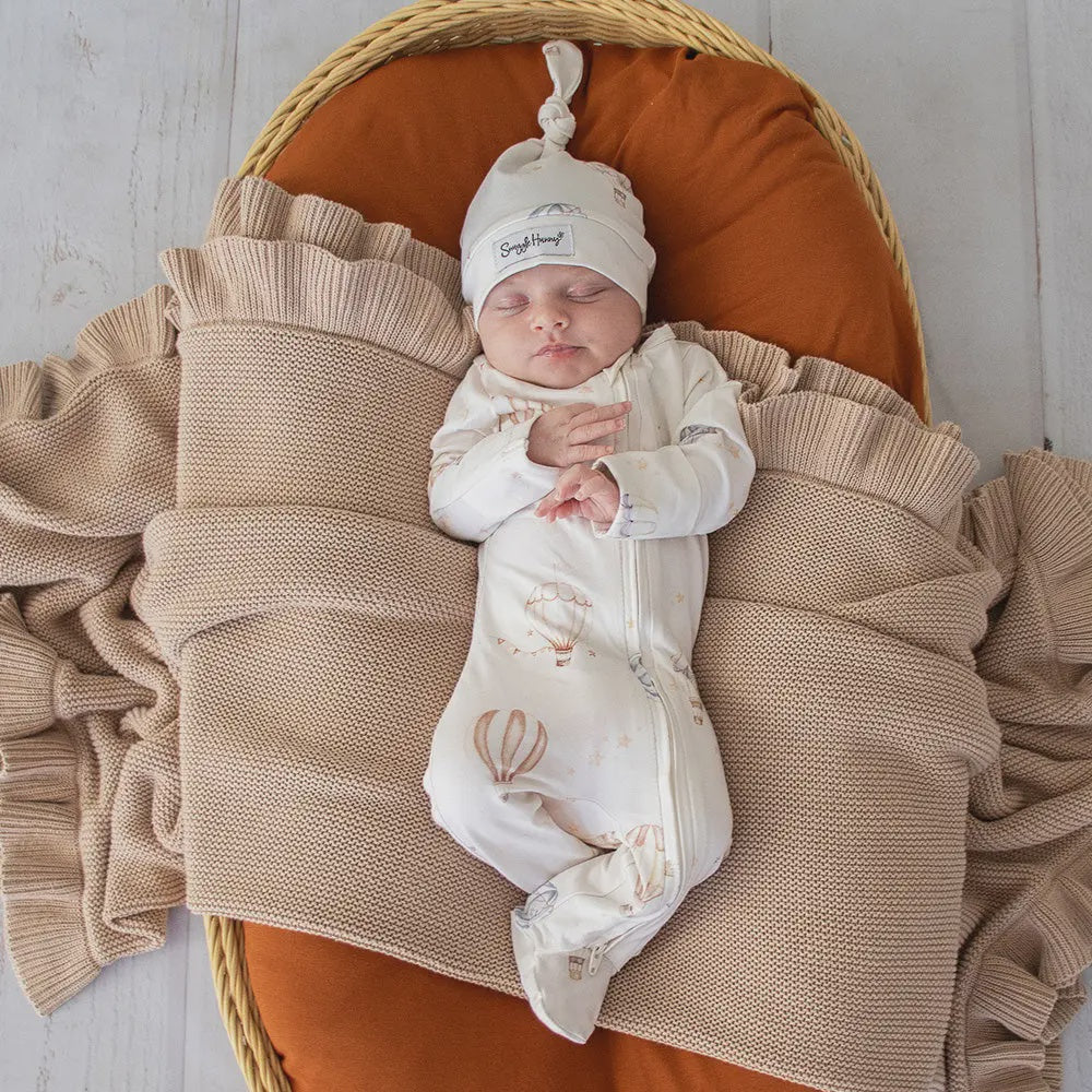 Sleepsuit Zip Footie - Up & Away