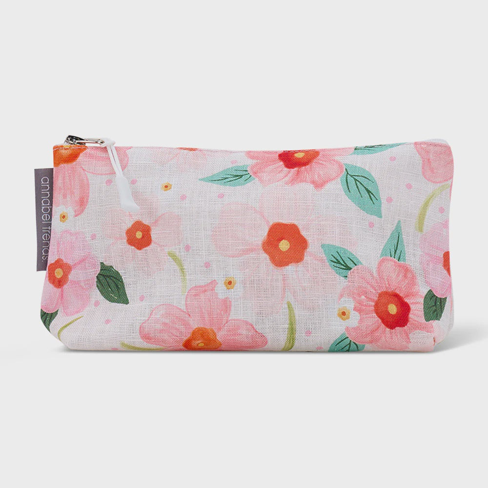 Small Cosmetic Bag - Meadow Blush