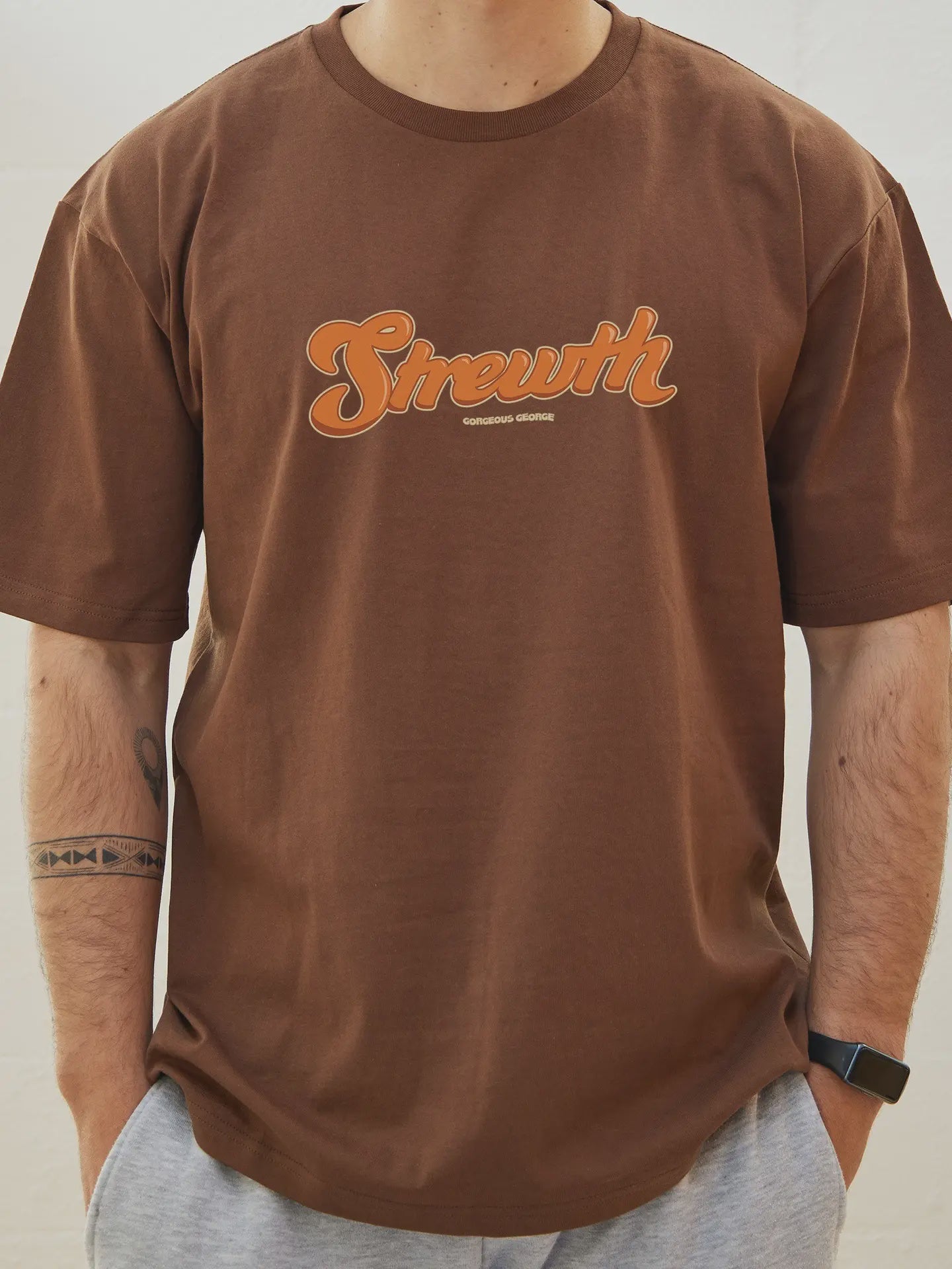 Strewth T-Shirt - Brown