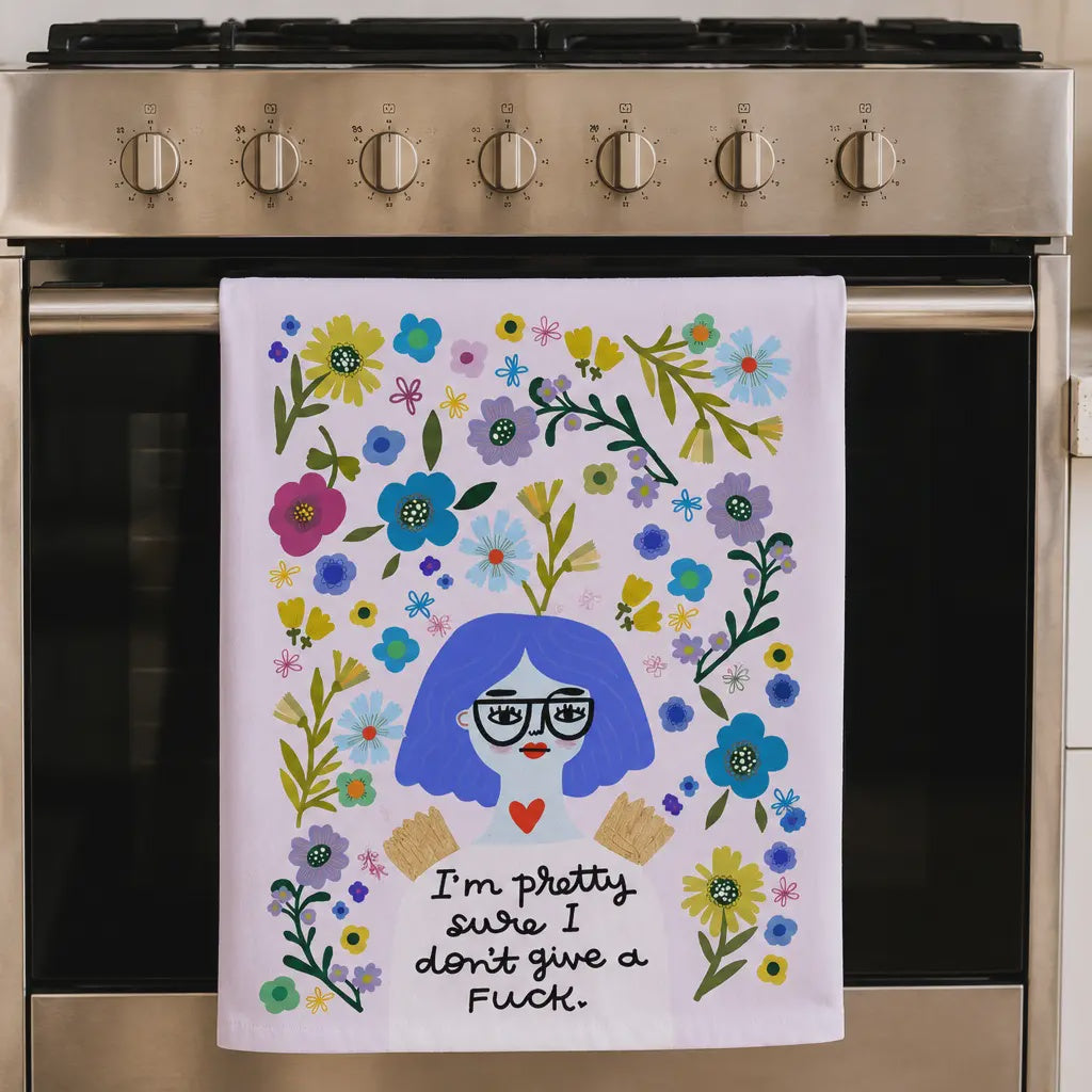 Tea Towel - Pretty Sure I Don't Give a Fuck
