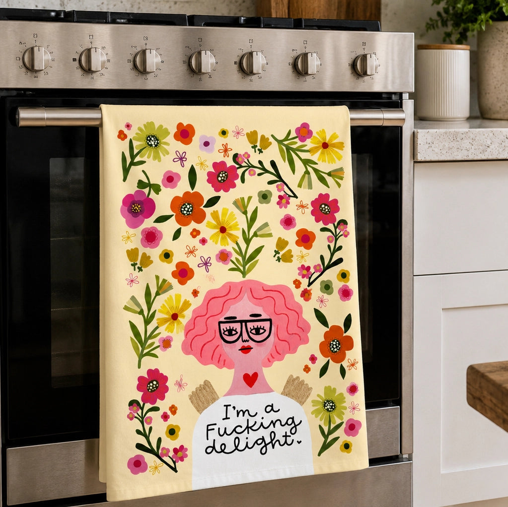 Tea Towel - I'm a Fucking Delight