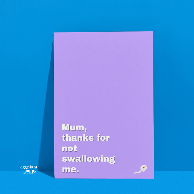 Mother's Day Card - Rude