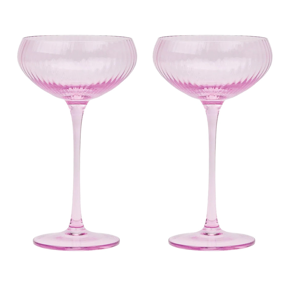 The Lou Coupe Glass - Lilac (Set of 2)