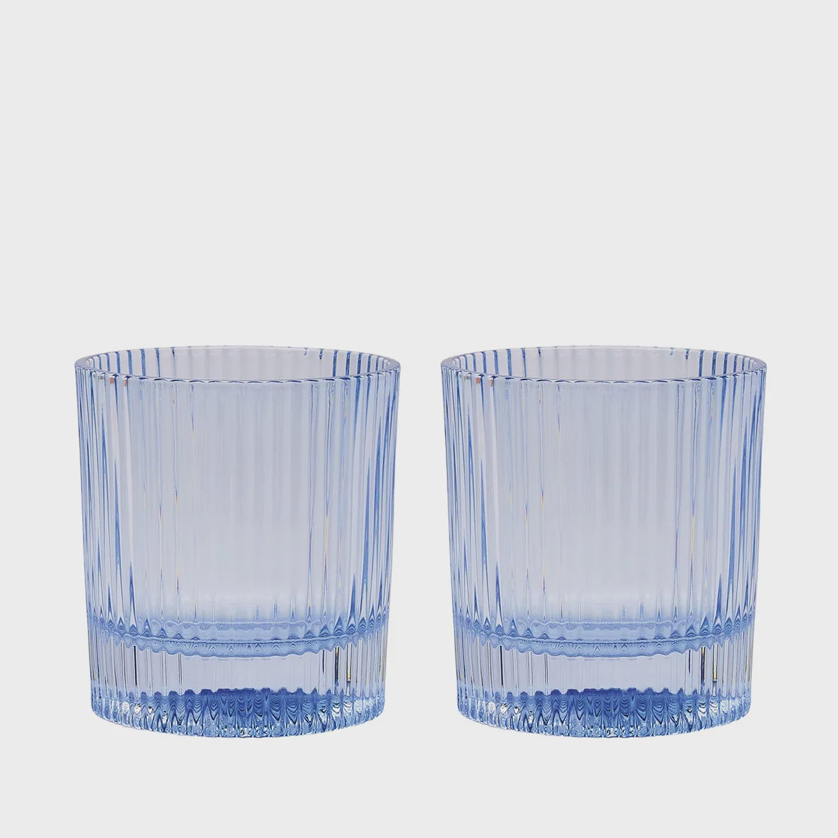 The Scout Lowball Glass - Blue (Set of 2)