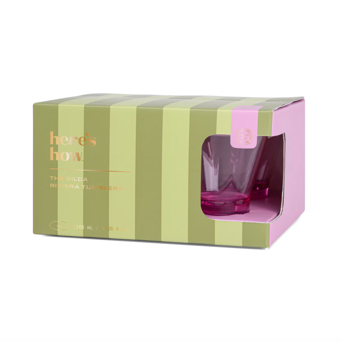 The Gilda Tumbler - Lilac - Set of 4