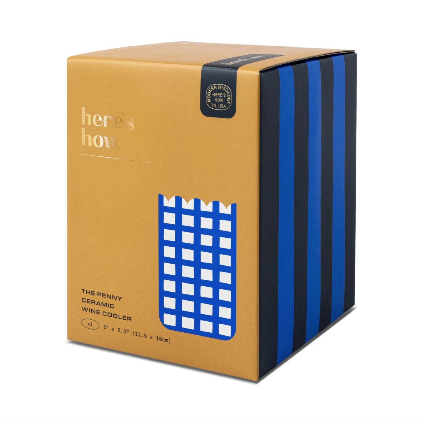 The Penny Ceramic Wine Cooler - Cobalt
