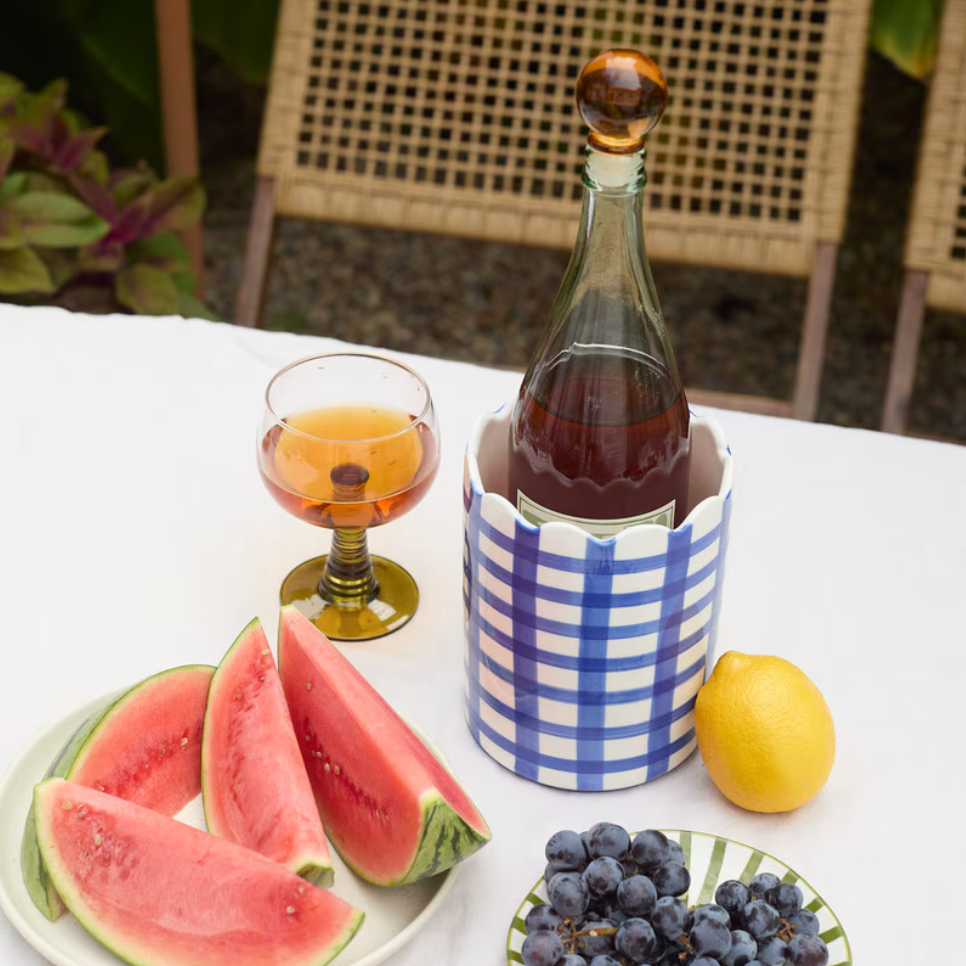 The Penny Ceramic Wine Cooler - Cobalt