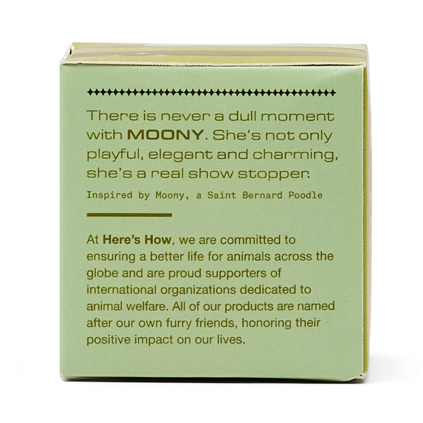 The Moony Glass Bottle Stopper - Olive