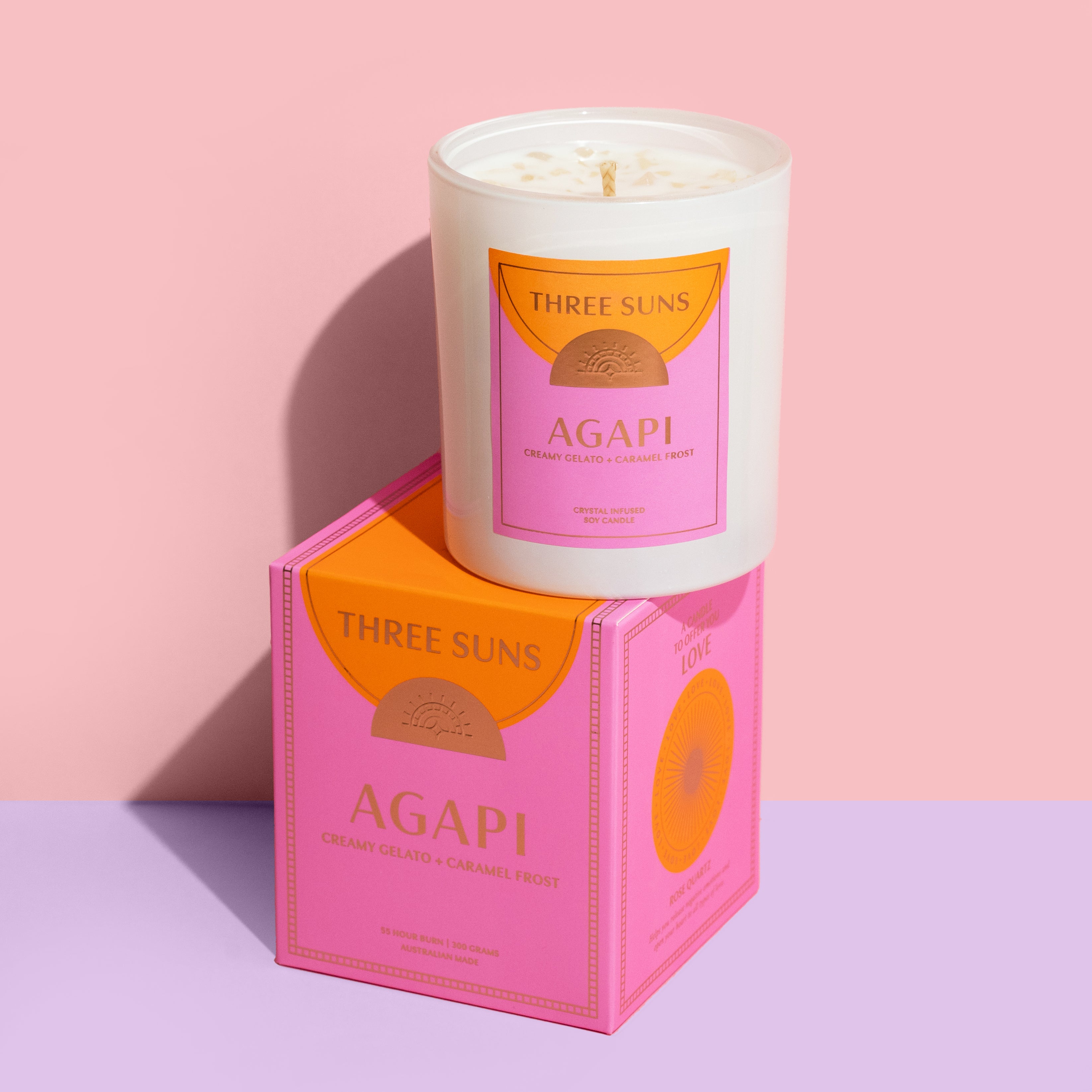 Crystal Candle of Love - Agapi'