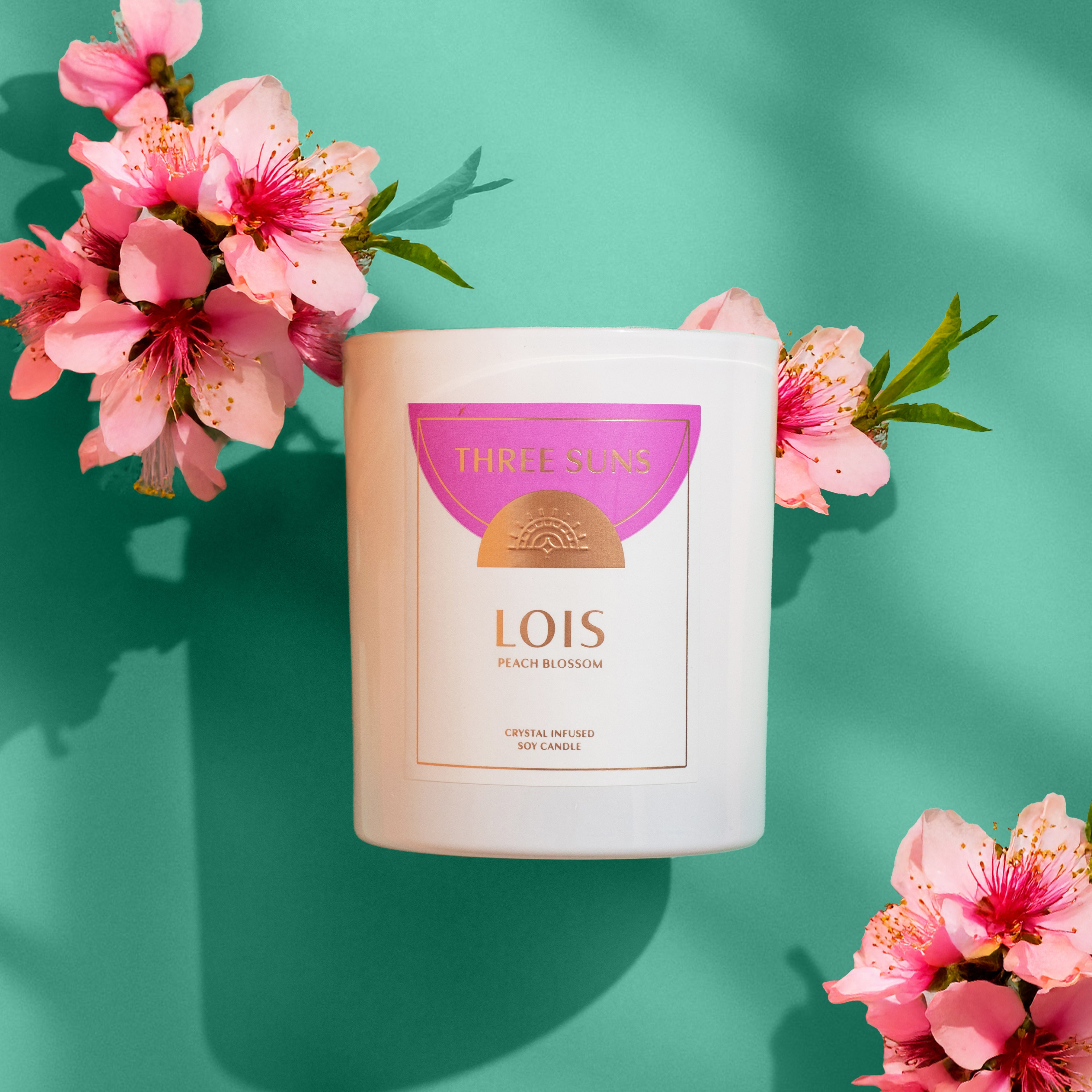 Crystal Candle of Healing - Lois'