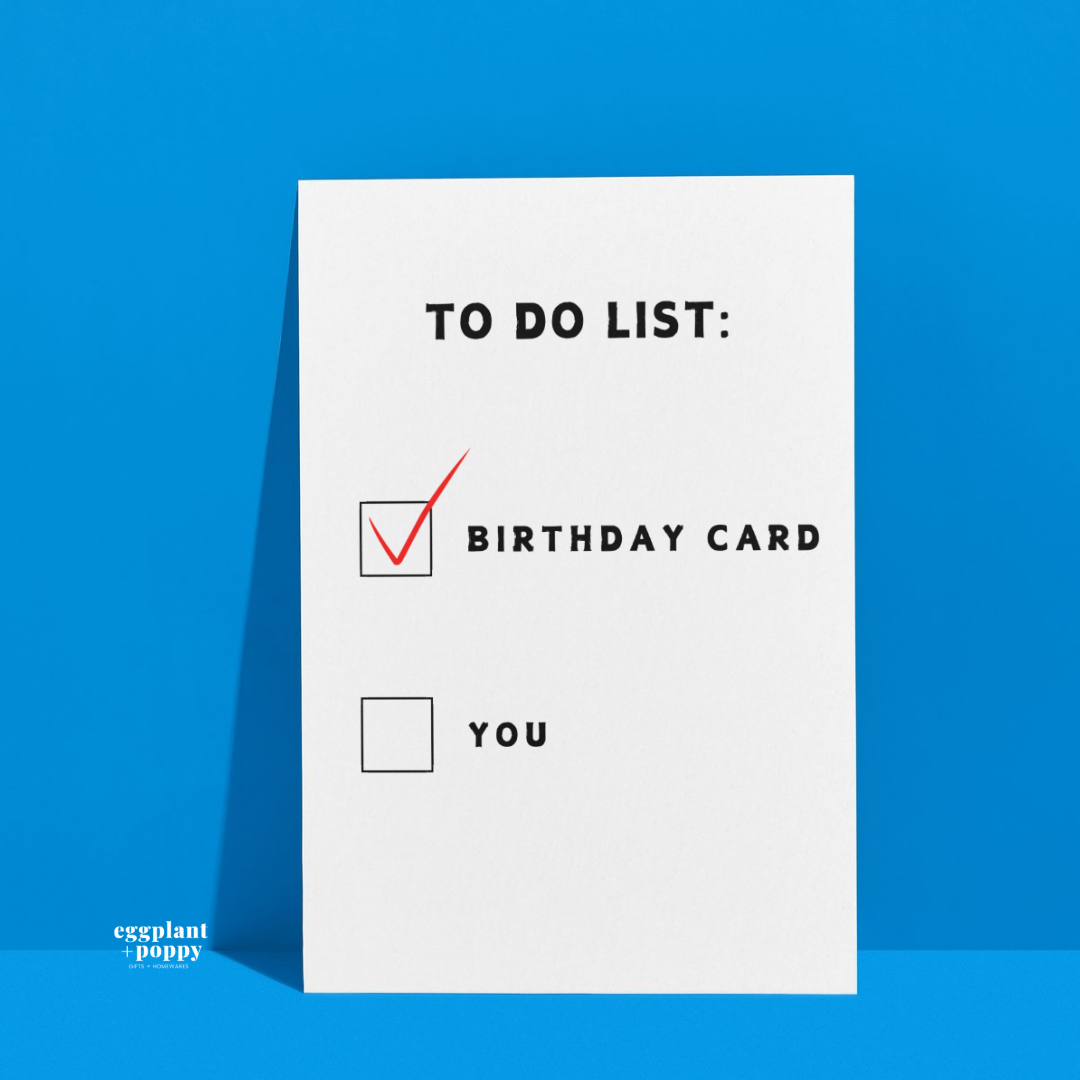 Card - Birthday (Rude)