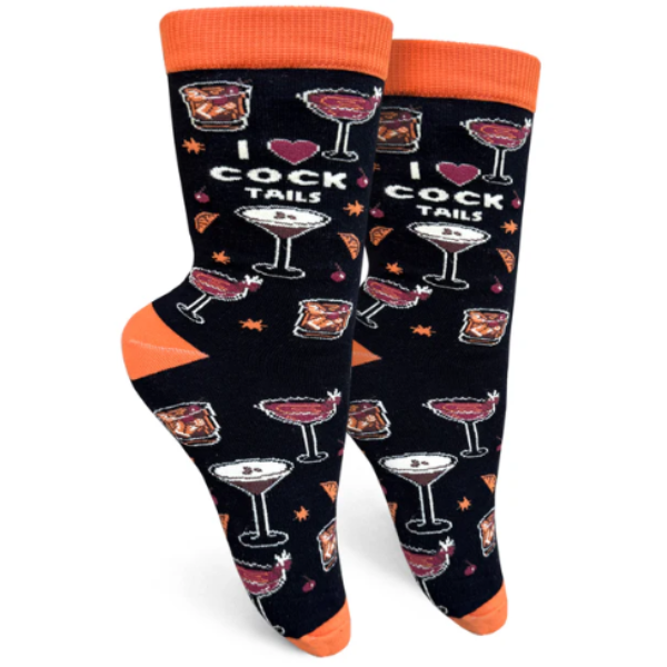 Women's Socks - I Love Cock Tails