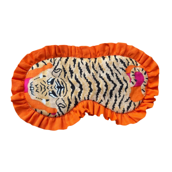 Eye Mask - Orange & Pink Tiger