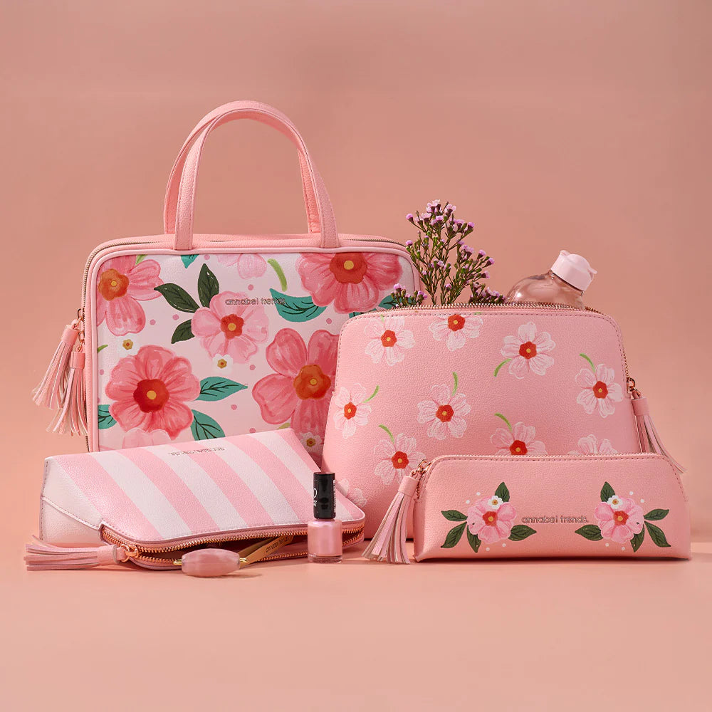 Vanity Toiletries Bag - Meadow Blush