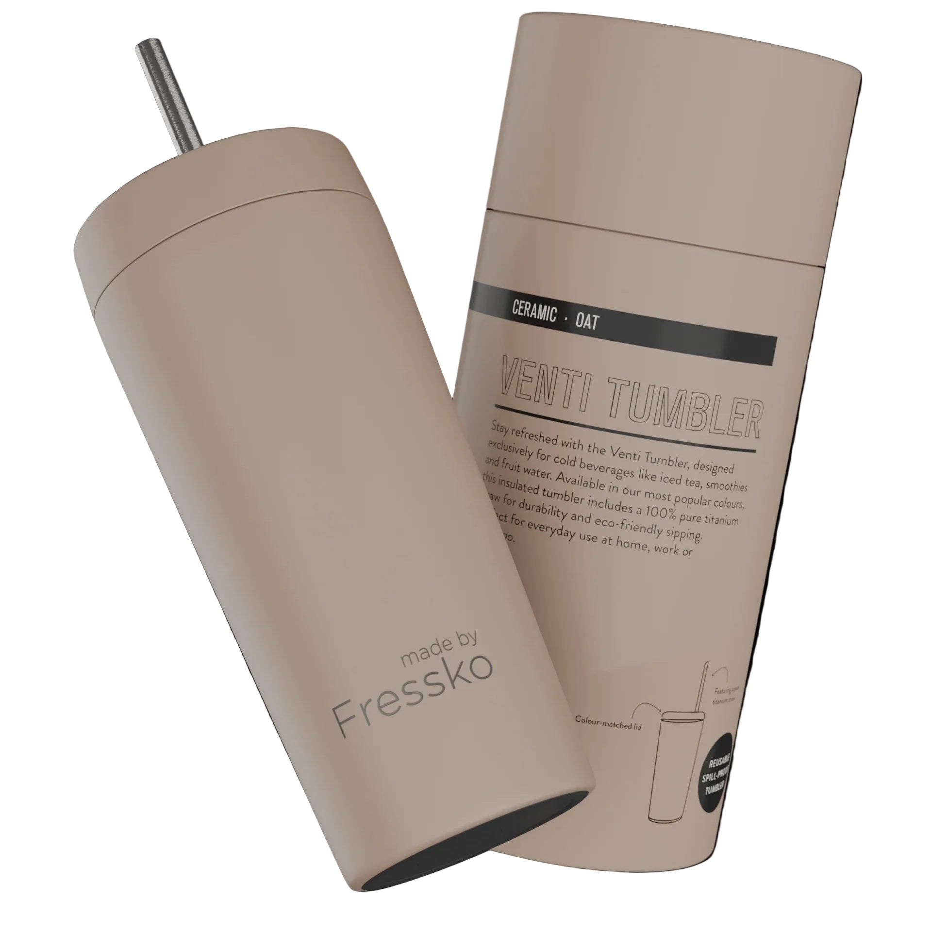 Venti Tumbler - 600ml Oat