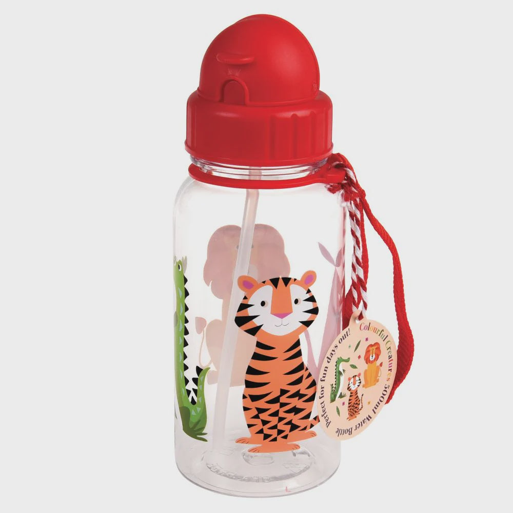 Water Bottle - Colourful Creatures