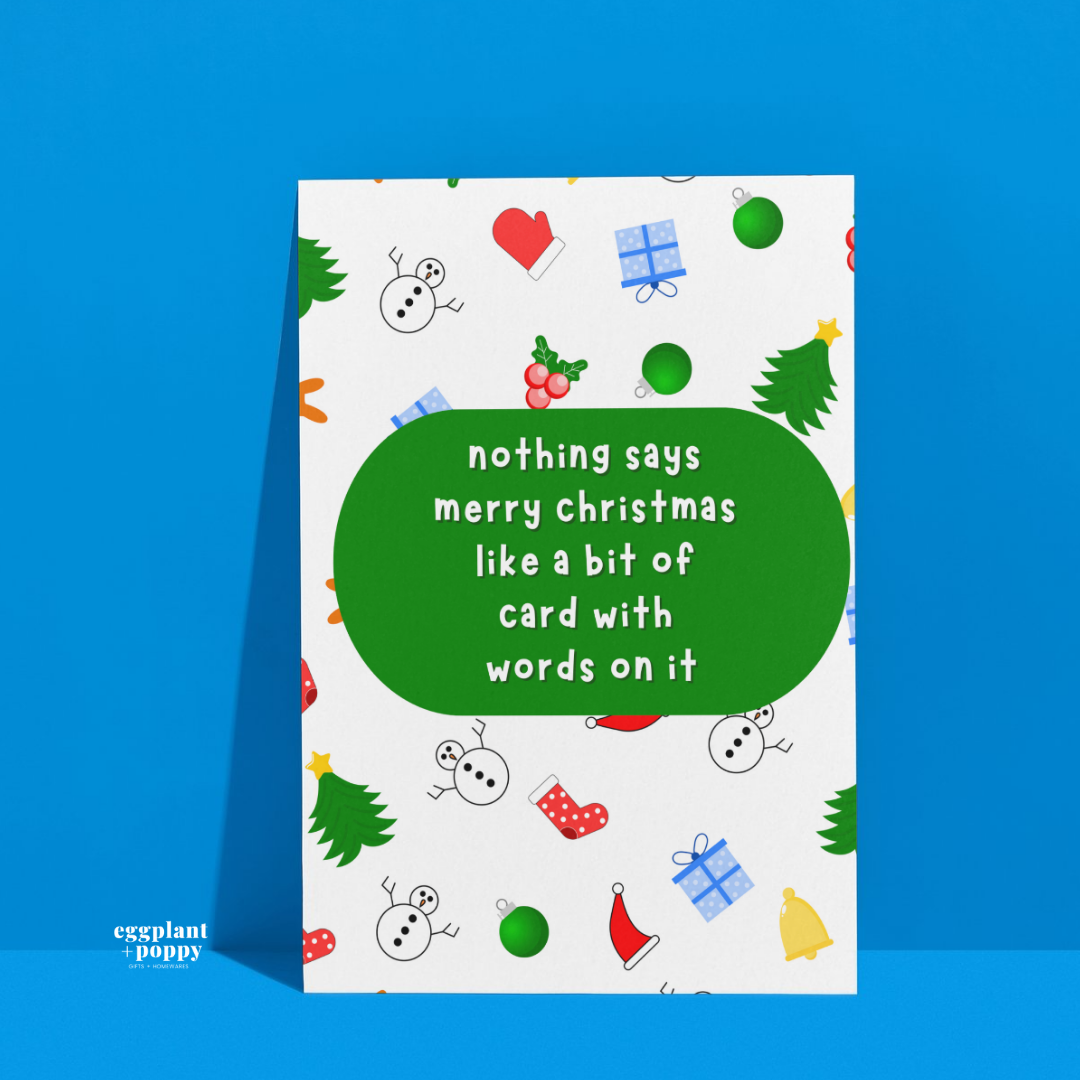 Card - Christmas/Nice