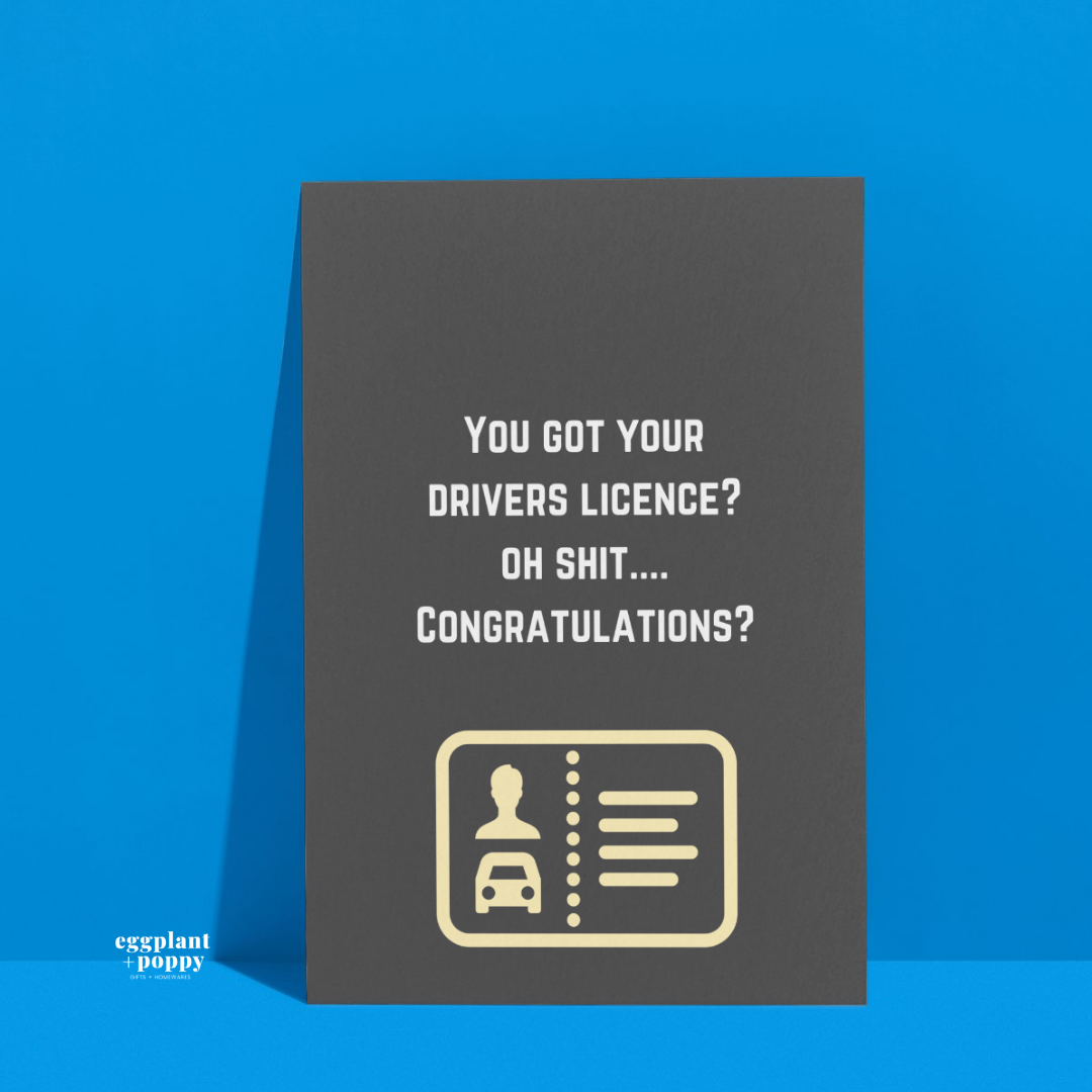 Card - Graduation & Drivers Licence