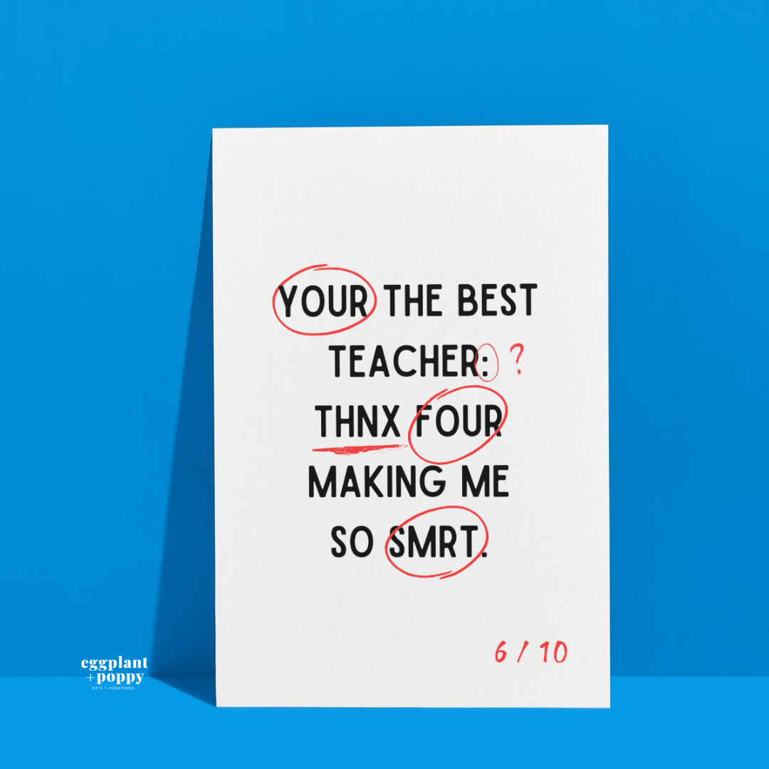 Card - Teacher