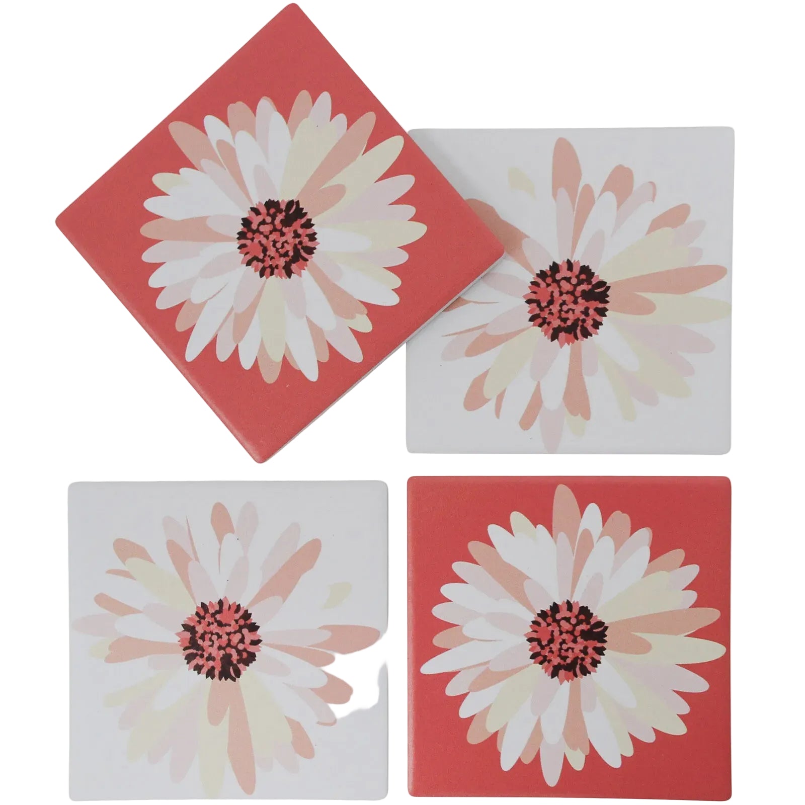 Ceramic Coasters - Folk