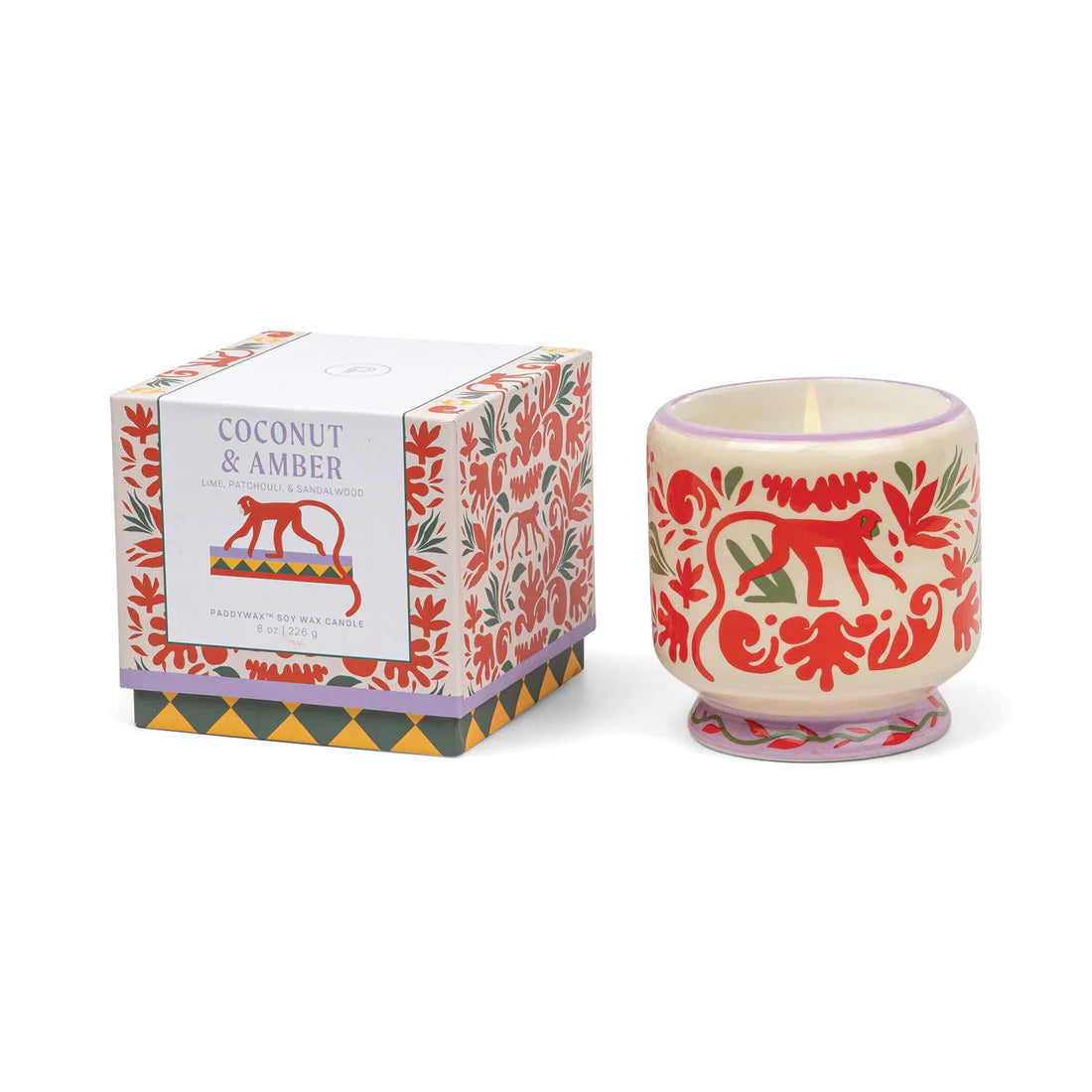 A Dopo Jungle Ceramic Candle - Coconut