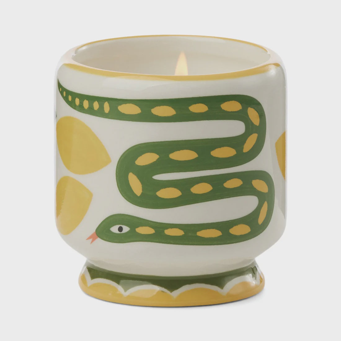 A Dopo Snake Ceramic Candle - Lemongrass