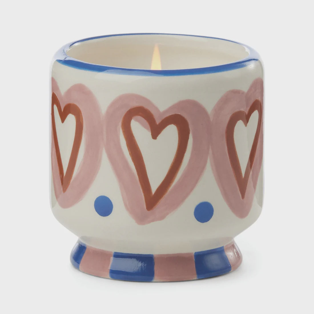A Dopo Hearts Ceramic Candle - Vanilla