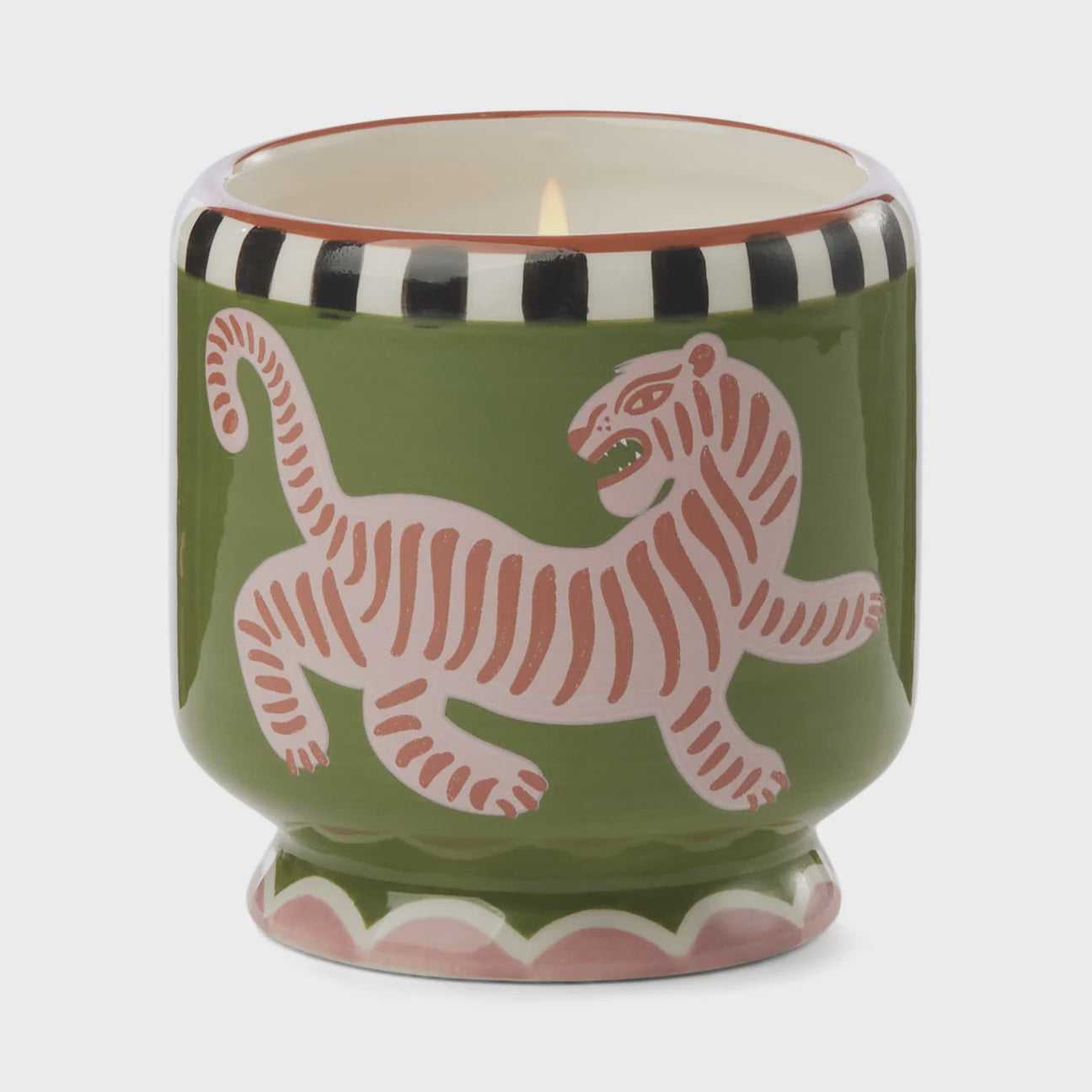 A Dopo Tiger Ceramic Candle - Black Cedar